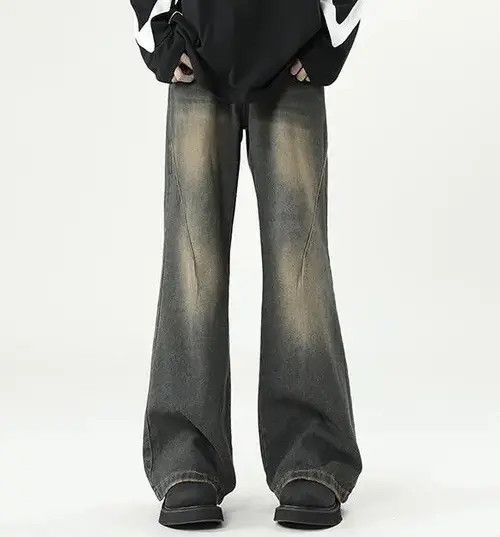 Vintage Loose Straight Distressed jeans