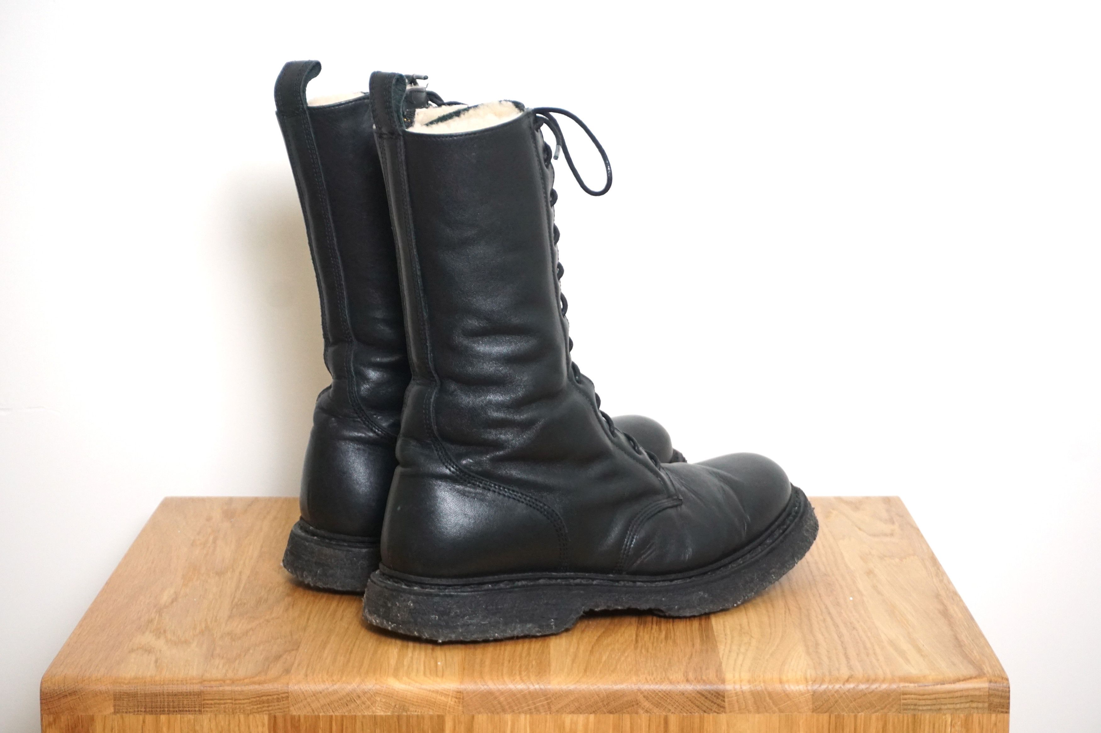 Balmain FW11 Shearling Ranger Boots by Christophe Decarnin Size US 7 / EU 40 - 6 Thumbnail