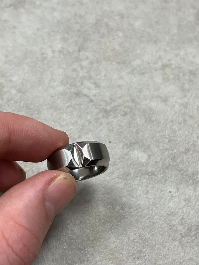 Hermes Hermès Silver Sac à Dépêches Ring Size ONE SIZE - 9 Thumbnail