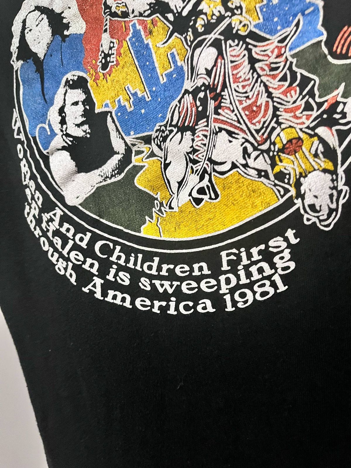 Band Tees × Vintage Vintage 80s Van Halen Tour Tee - 1981 fair wairning Size US L / EU 52-54 / 3 - 7 Thumbnail