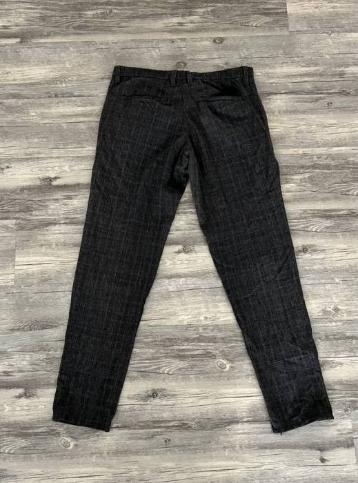 Vintage Vintage Dark Plaid Tweed Wool Trousers Size US 32 / EU 48 - 2 Thumbnail