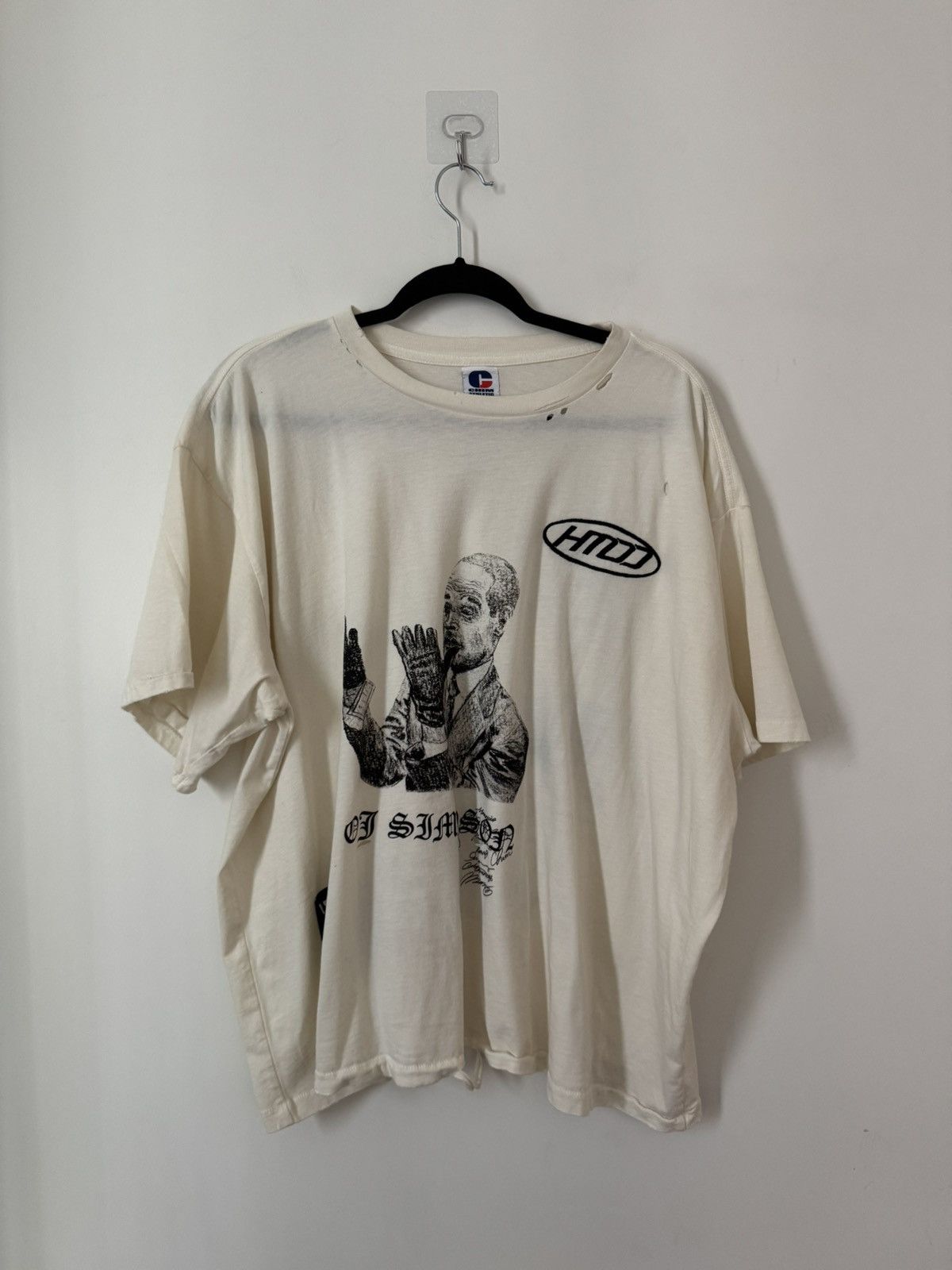 HMDD OJ Squeeze Graphic Tee Vintage Champion L