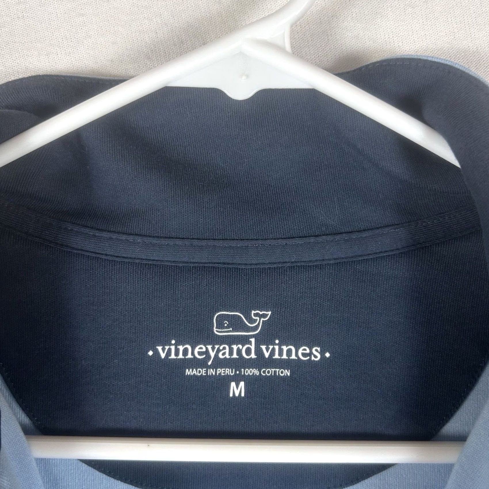 Vineyard Vines Vineyard Vines 1/4 Zip Pullover Mens M Blue Golf Casual Top Size US M / EU 48-50 / 2 - 3 Thumbnail