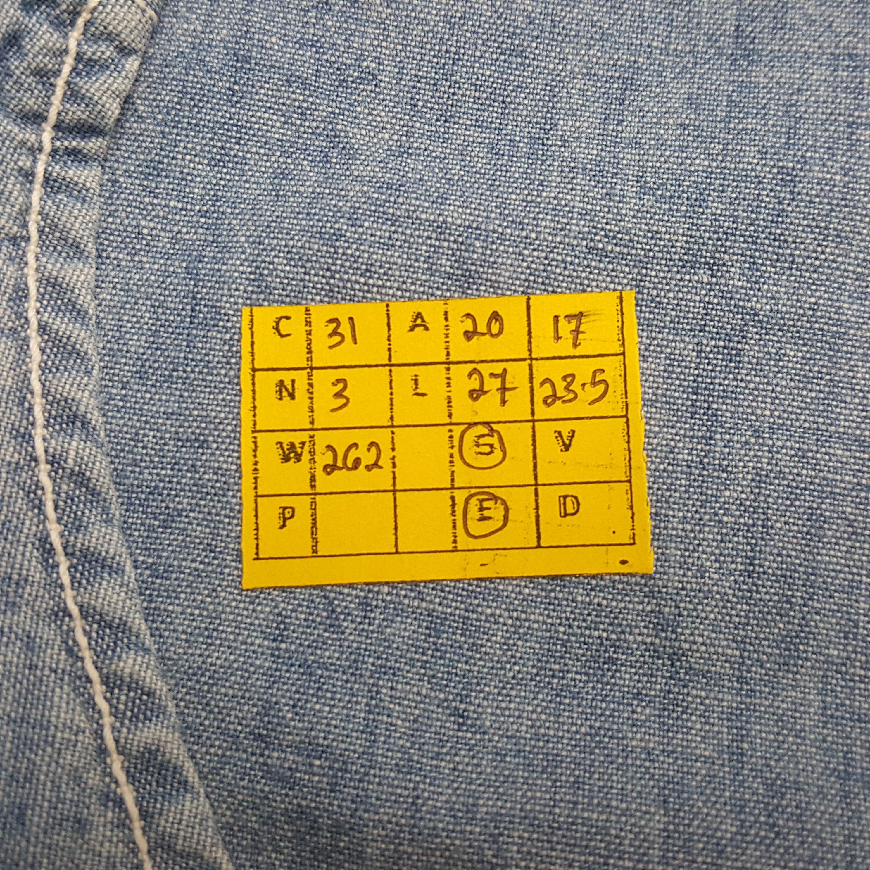 Japanese Brand × Vintage Vintage KATO Japanese Brand Denim Polos Shirt 31 Size US M / EU 48-50 / 2 - 9 Thumbnail