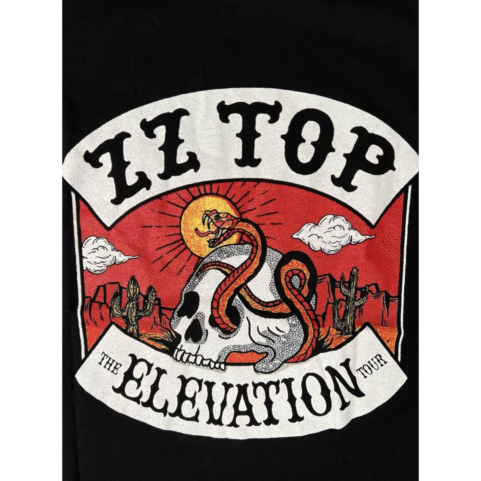 Vintage ZZ Top The Elevation US Tour 2024 Black T-Shirt XL Concert Merch Short Sleeve Crew Neck Men Size US XL / EU 56 / 4 - 4 Thumbnail