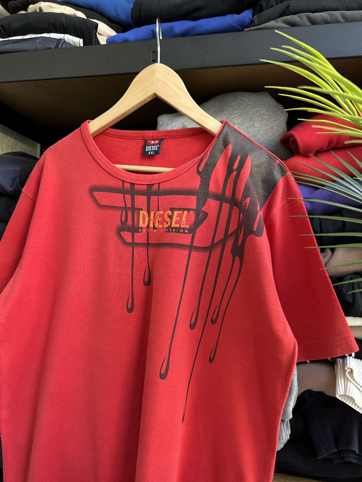 Diesel × Vintage ❗️Best Offer❗️Vintage Diesel Y2k big logo shirts mens Size US XL / EU 56 / 4 - 1 Thumbnail