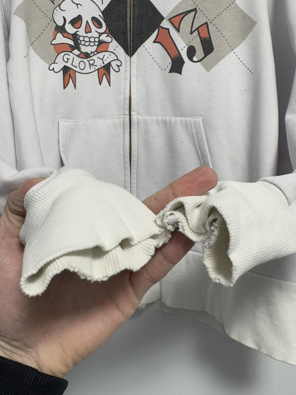 Ed Hardy × Vintage Ed Hardy Vintage Zip Hoodie Y2K style Size M / US 6-8 / IT 42-44 - 12 Thumbnail