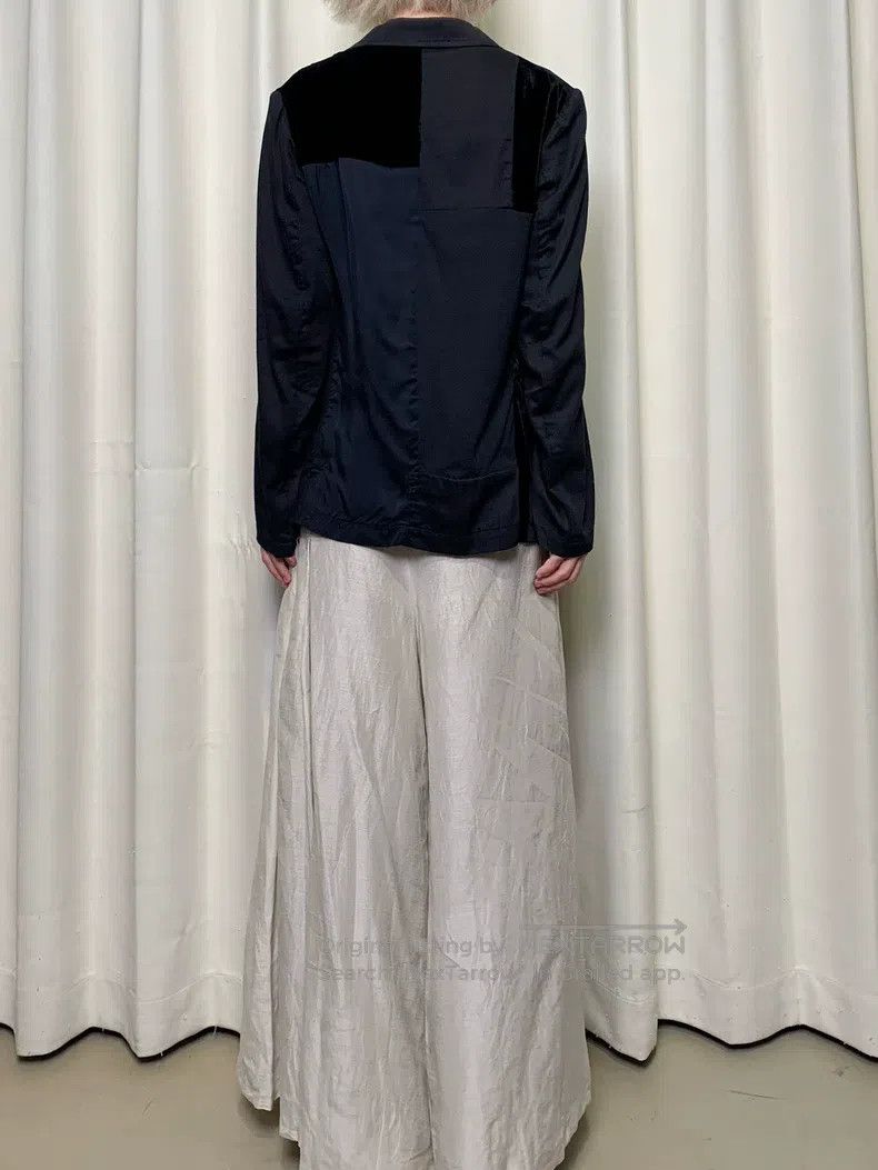 Yohji Yamamoto Yohji Yamamoto Medieval patched velvet blazer jacket Size US M / EU 48-50 / 2 - 4 Thumbnail