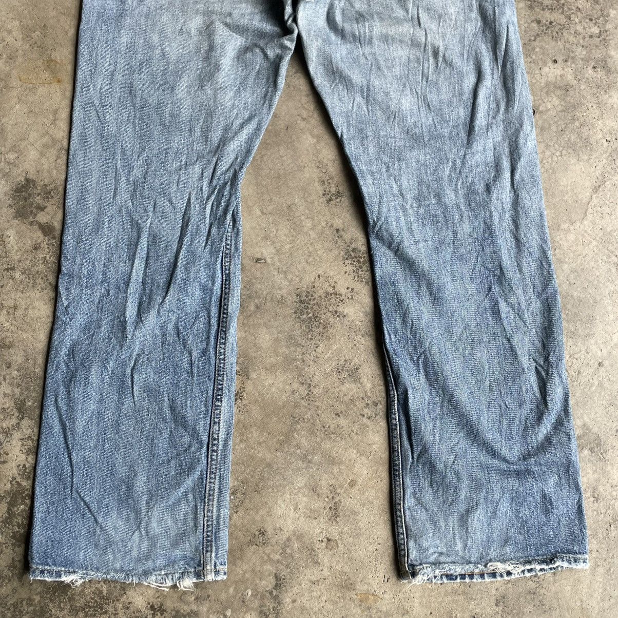Polo Ralph Lauren × Vintage 🔥Polo Ralph Lauren Stoned Washed Ripped Distress Denim Jeans Size US 32 / EU 48 - 6 Thumbnail