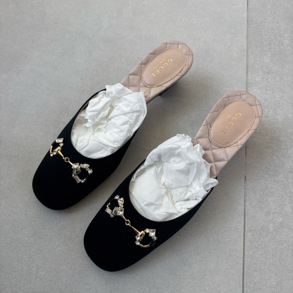 Gucci Gucci diamond mini heel Size US 8.5 / IT 38.5 - 1 Thumbnail