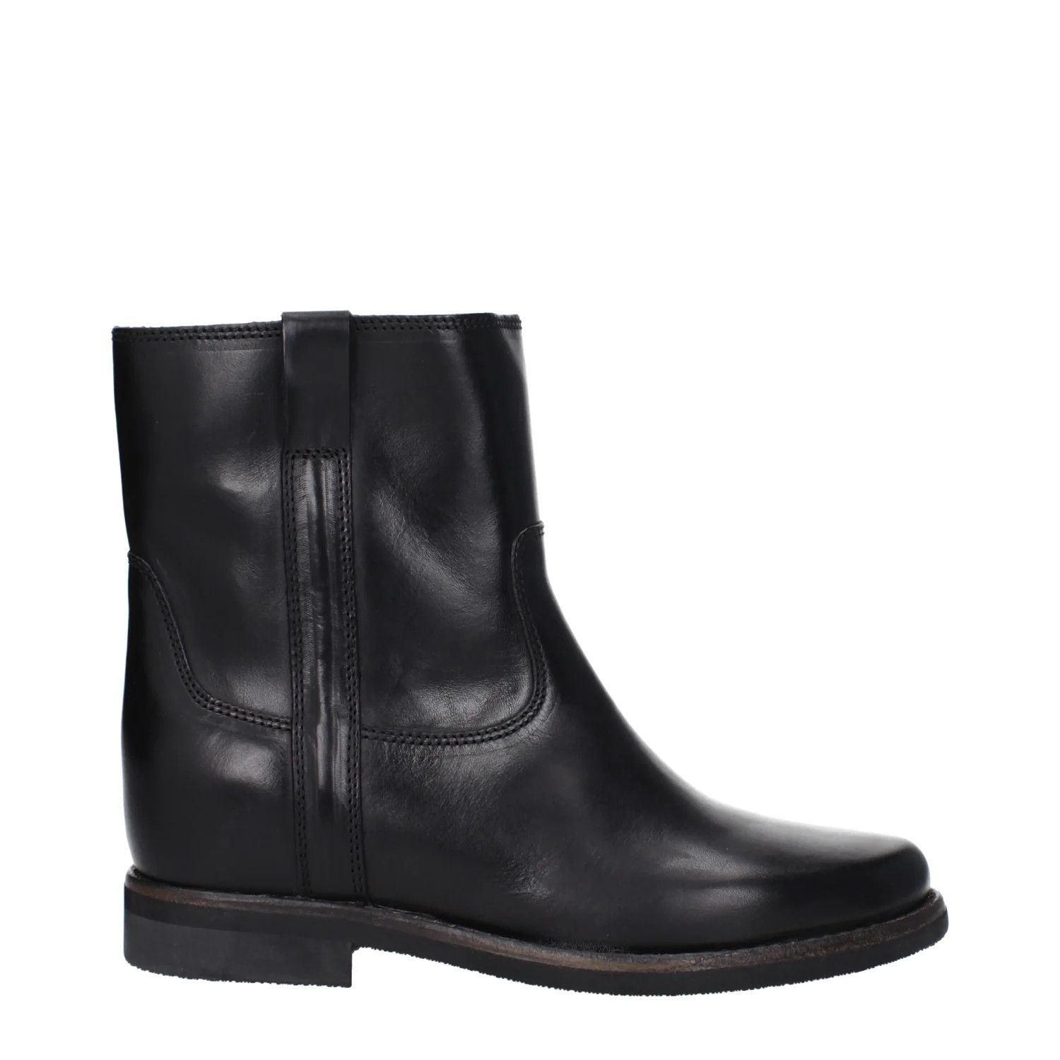 Isabel Marant ob1o1e1124 Leather Ankle Boots in Black Size US 7 / IT 37 - 1 Thumbnail