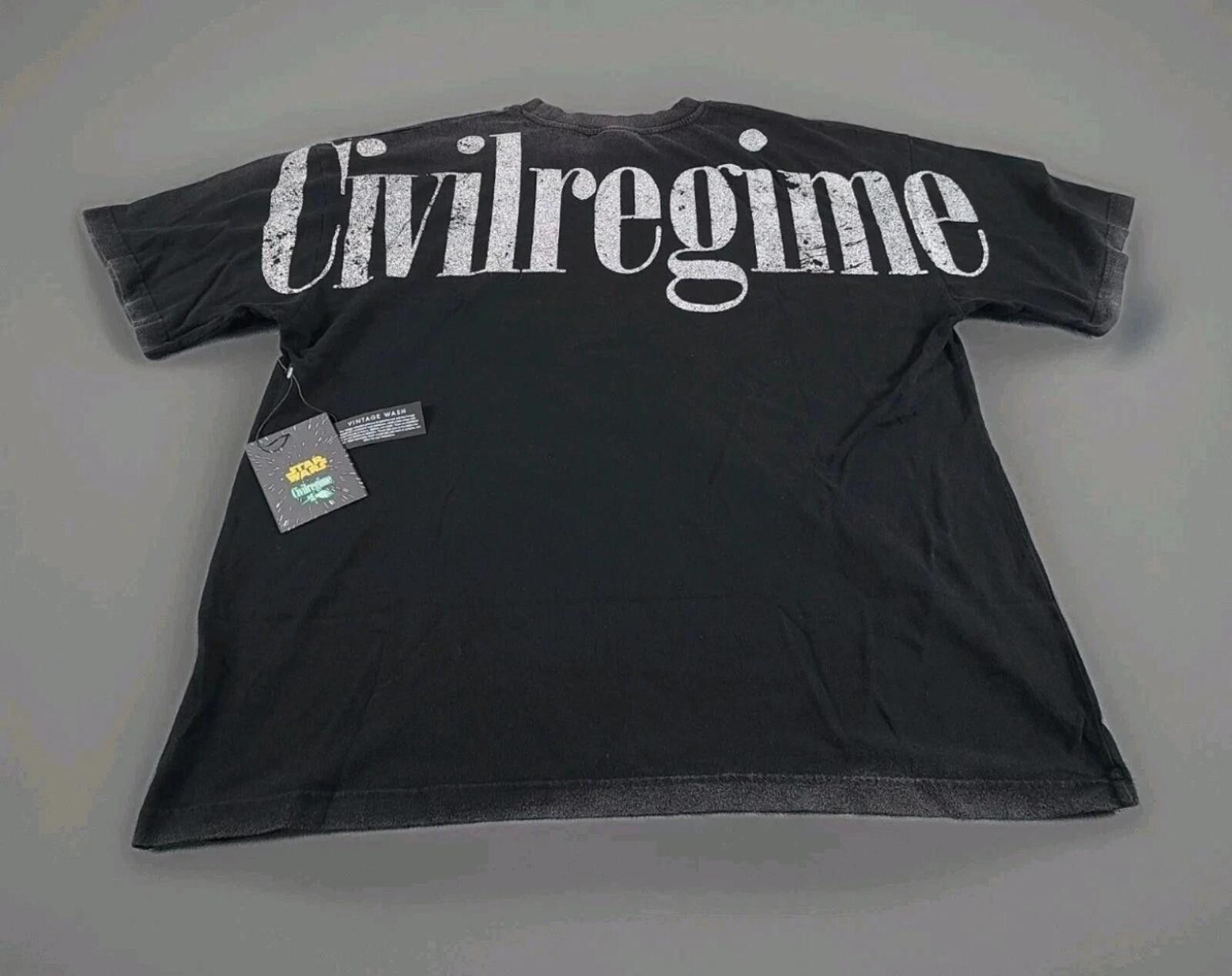 Civil Regime Civil Regime X Star Wars Hope Princess Leia Black Large NWT Size US L / EU 52-54 / 3 - 2 Thumbnail