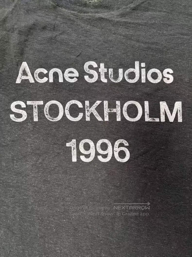 Acne Studios Acne Studios 1996 Series Letter Printed Crewneck Short Sle Size US XXS / EU 40 - 3 Thumbnail