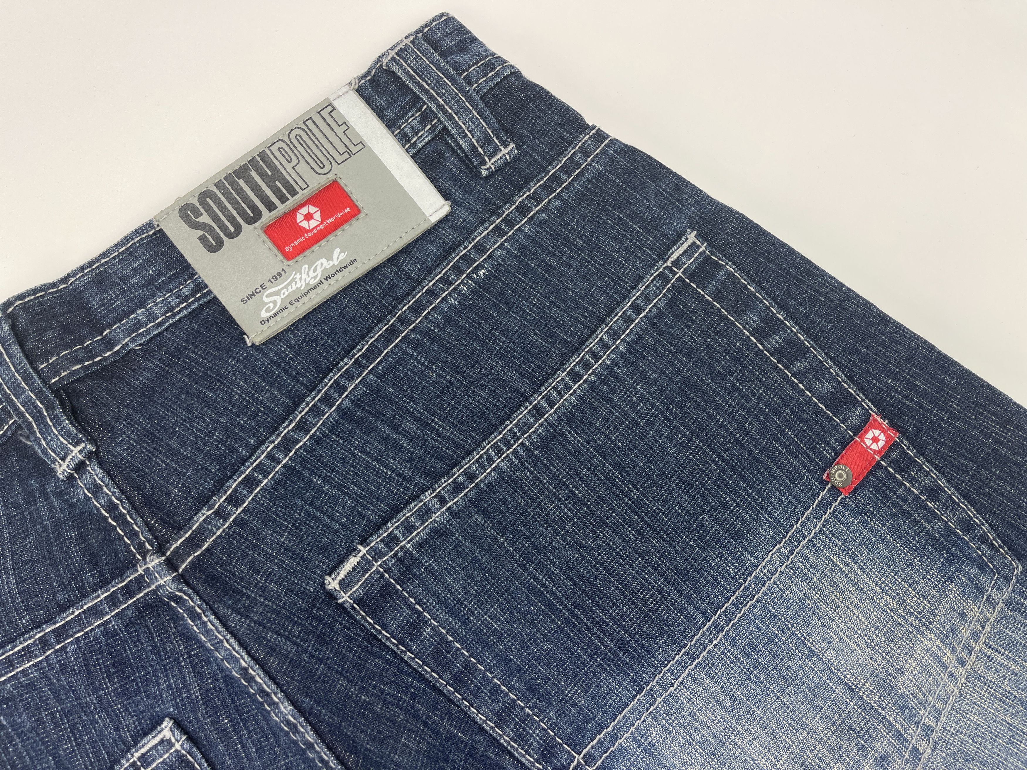Southpole Southpole jeans shorts, vintage hip hop baggy South Pole, 32 Size US 32 / EU 48 - 7 Thumbnail