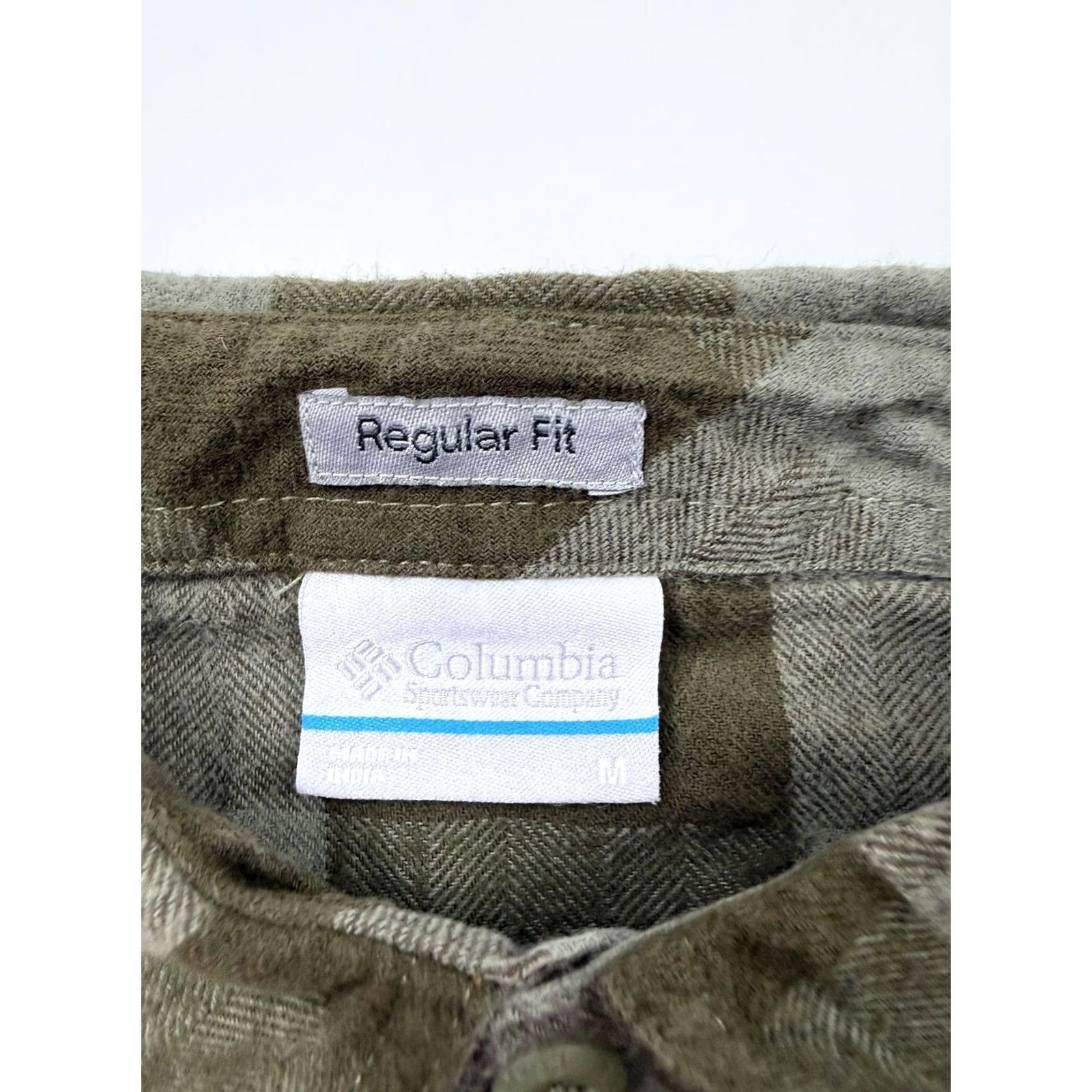 Vintage Columbia Shirt Mens Medium Green Plaid Flannel Omni-Wick Button Front Long Sleeve Casual Outdoor Size US M / EU 48-50 / 2 - 3 Thumbnail