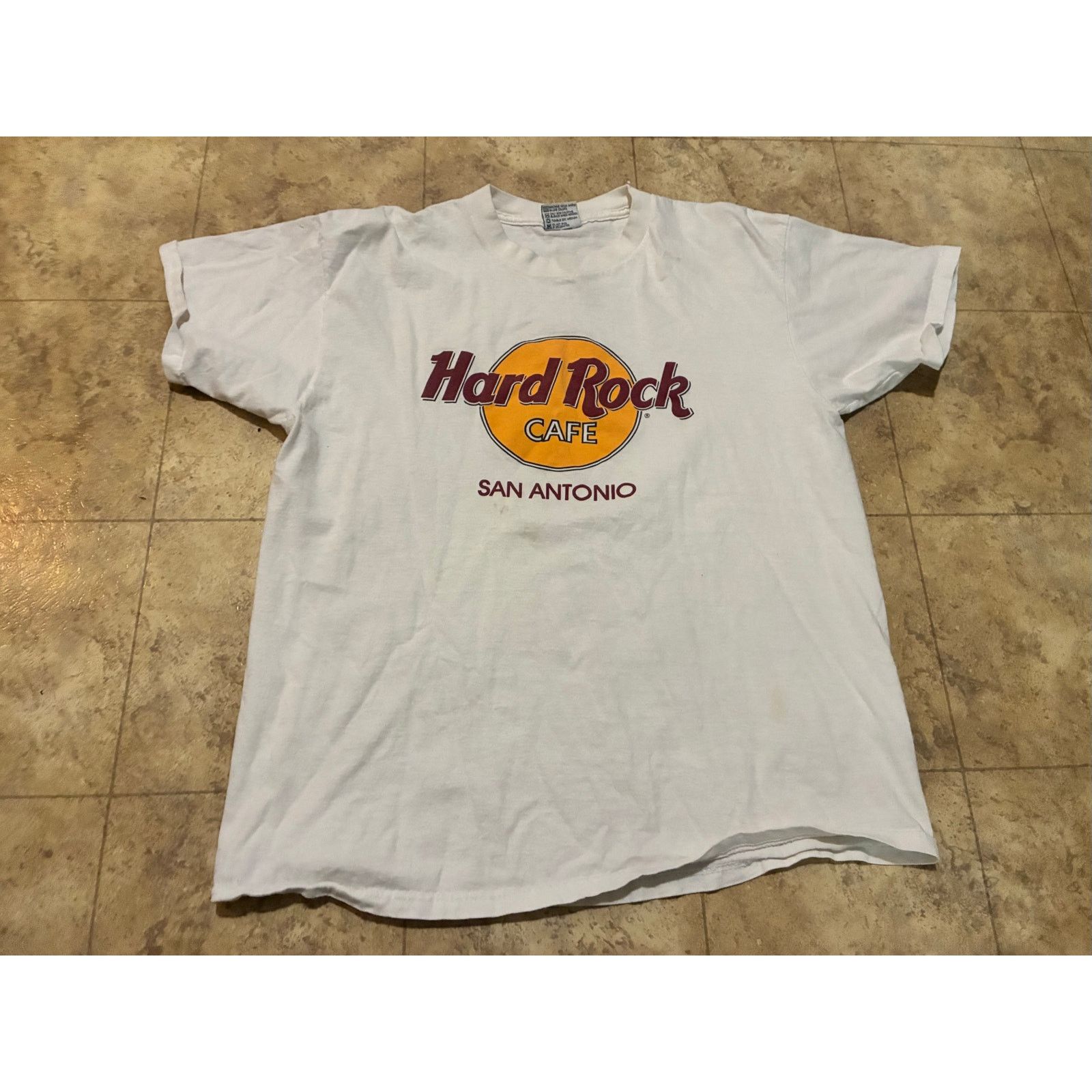 Hard Rock Cafe Vintage Hard Rock Cafe San Antonio T-Shirt Large USA White Size US L / EU 52-54 / 3 - 1 Thumbnail