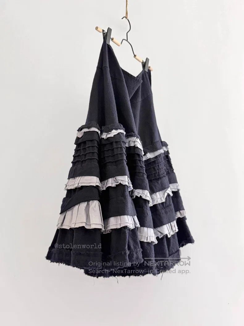 Comme des Garcons Comme des Garcons size M Lace Pleated Layered Cake Skirt Size 25" / US 0 / IT 36 - 7 Thumbnail