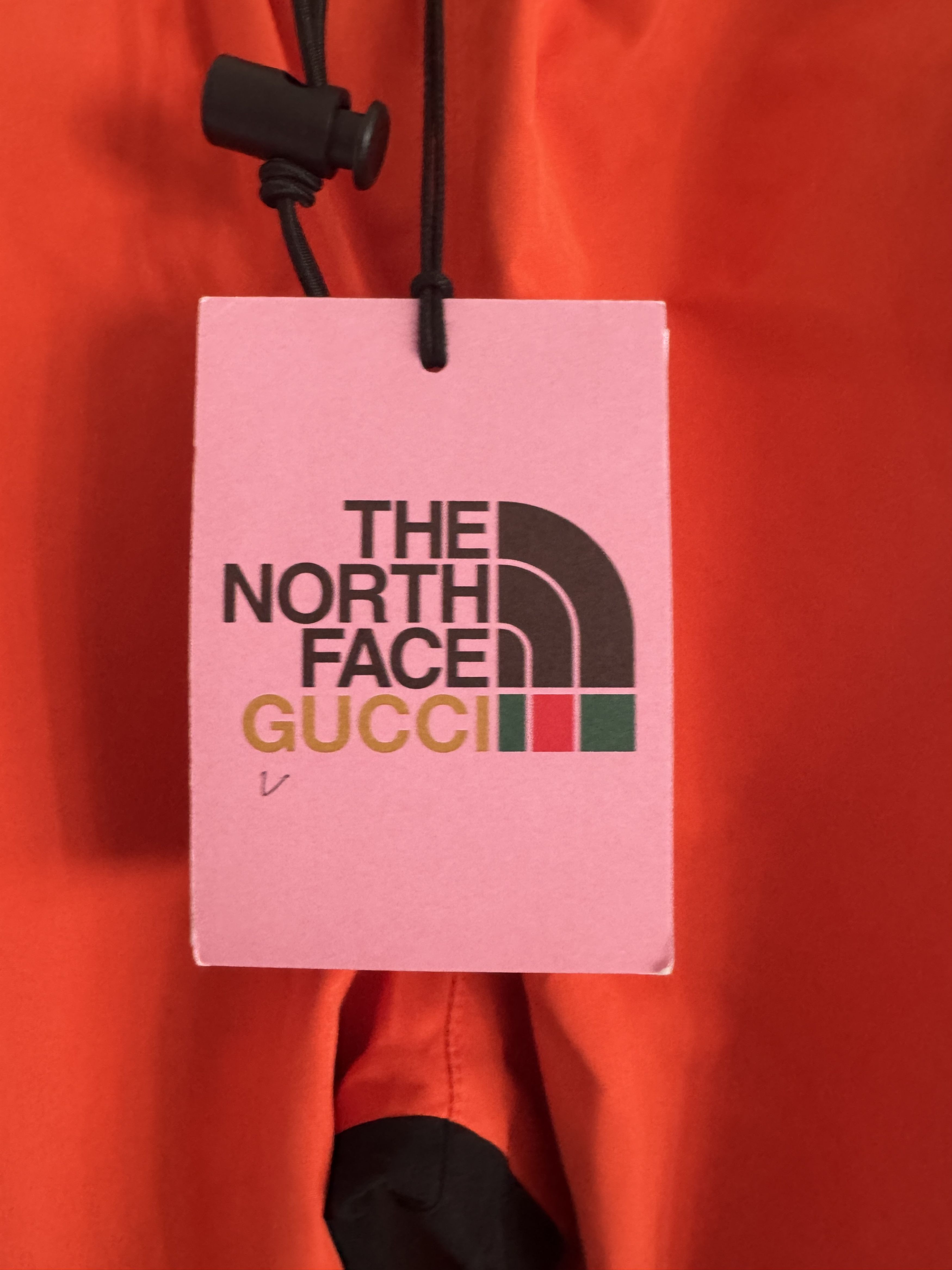 Gucci × The North Face Nylon Track Pants Orange/Black Size US 27 - 7 Thumbnail