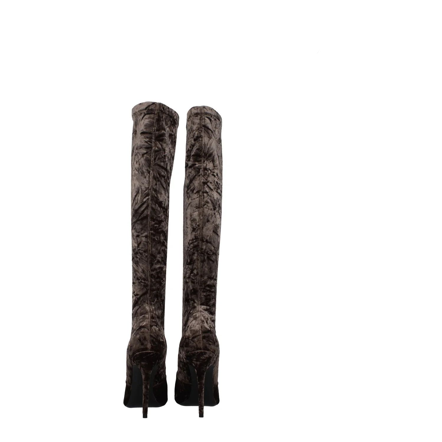 Saint Laurent Paris ob1o1e1124 Velvet Boots in Grey Size US 8 / IT 38 - 5 Thumbnail
