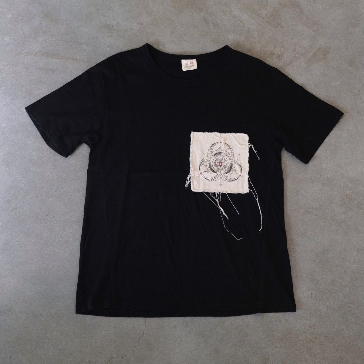 image of Clot x Fragment Design T-Shirt in Black, Men's (Size Small)