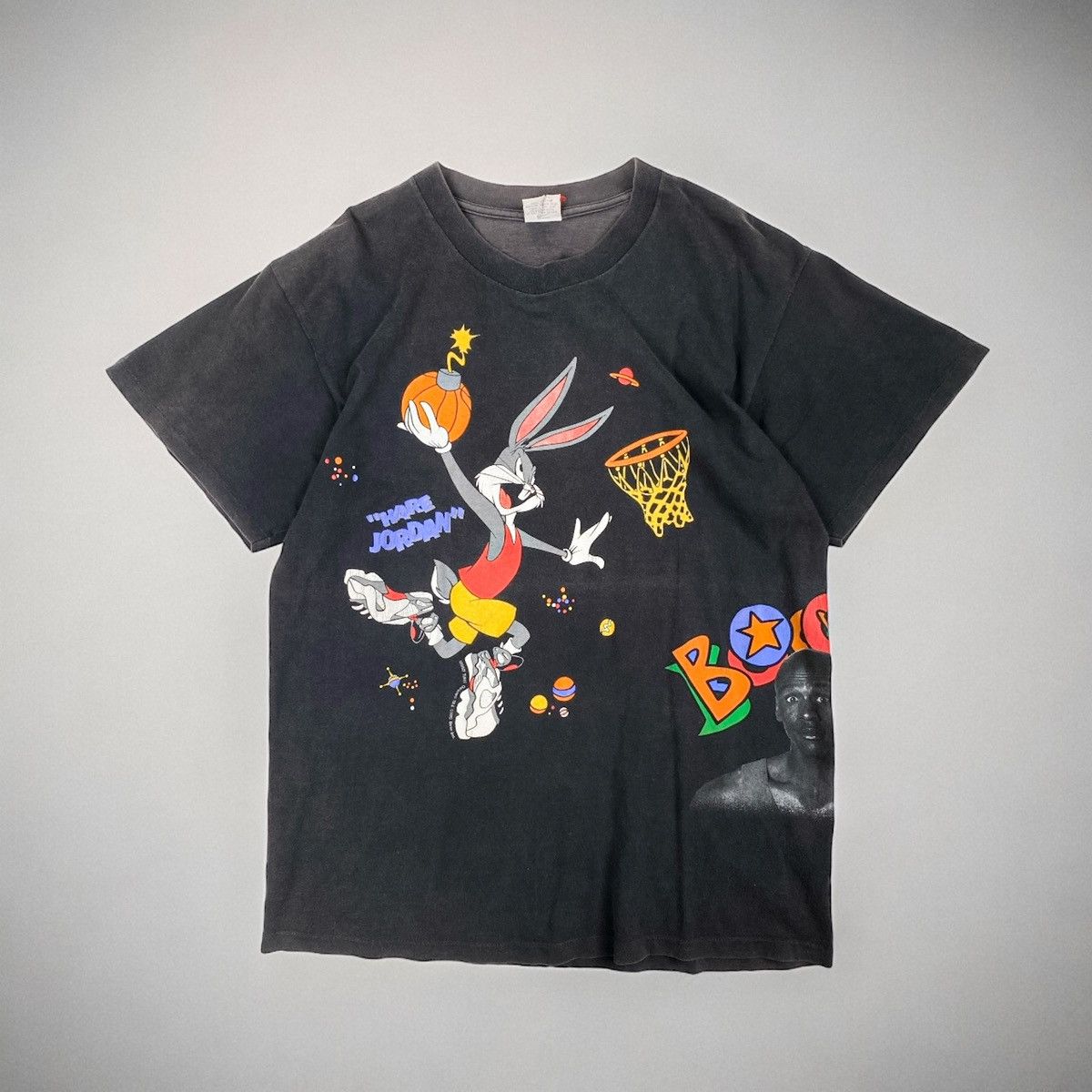 Vintage Nike Space Jam Jordan Looney Tunes 1993 Shirt - Main Image
