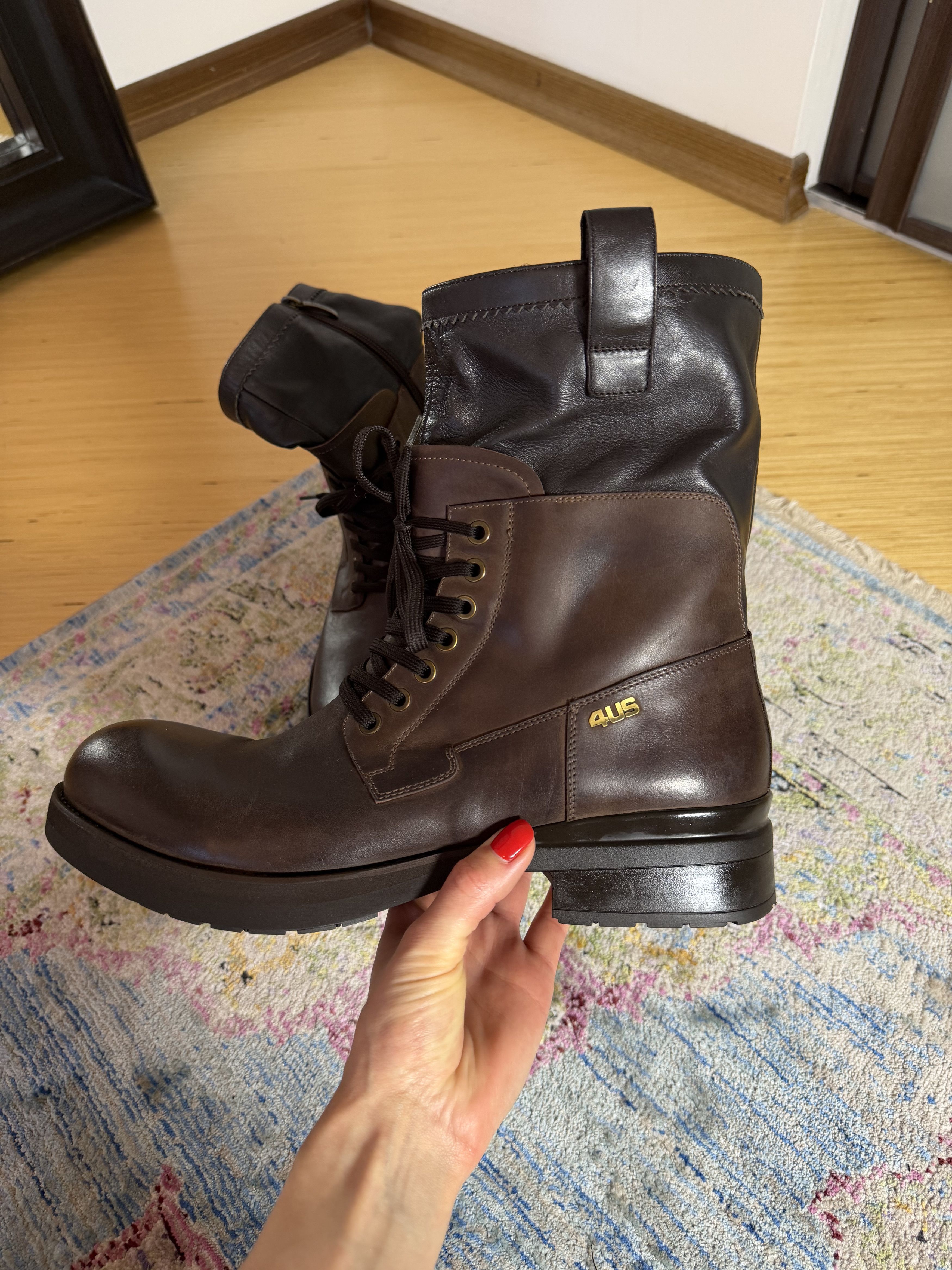 Paciotti Cesare Paciotti 4US Brown Leather Boots 44IT Size US 11 / EU 44 - 9 Thumbnail