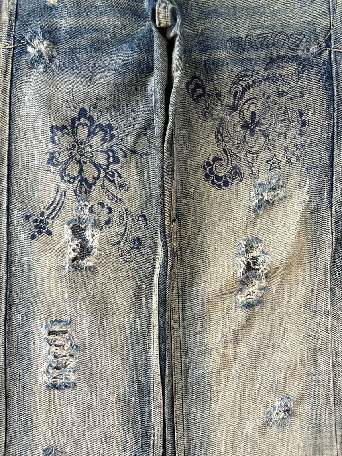 Japanese Brand Vintage Japanese Brand Rusty Mud Wash Distress Bootcut Jeans Size 27" / US 4 / IT 40 - 5 Thumbnail