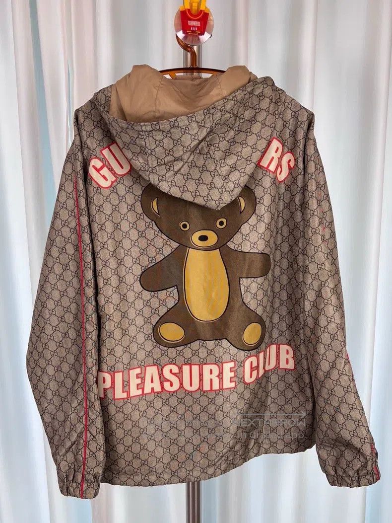 Gucci Gucci Old flower back bear pattern co-branded windbreaker Size US M / EU 48-50 / 2 - 3 Thumbnail