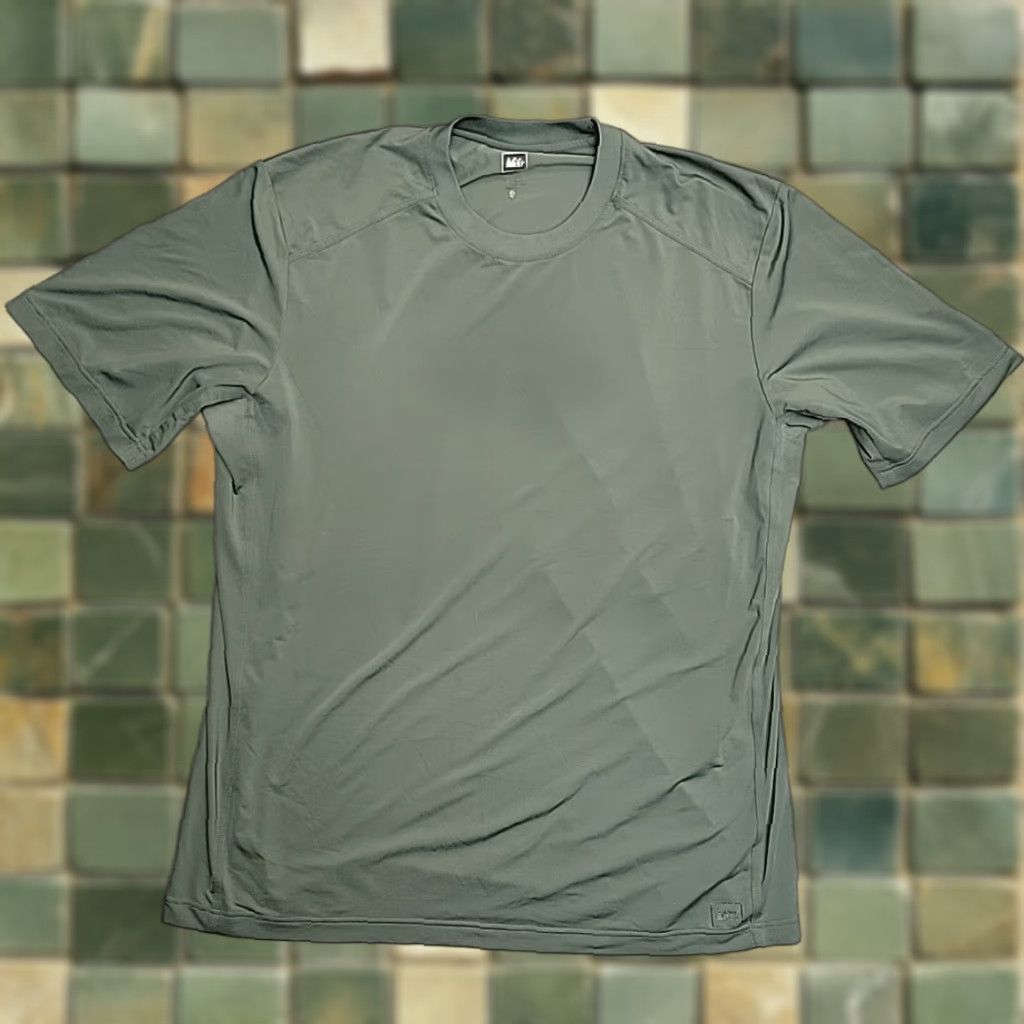 Vintage VINTAGE REI CO-OP Shirt Mens XL Green Performance Stretch Wicking Outdoors TEE Size US XL / EU 56 / 4 - 1 Thumbnail