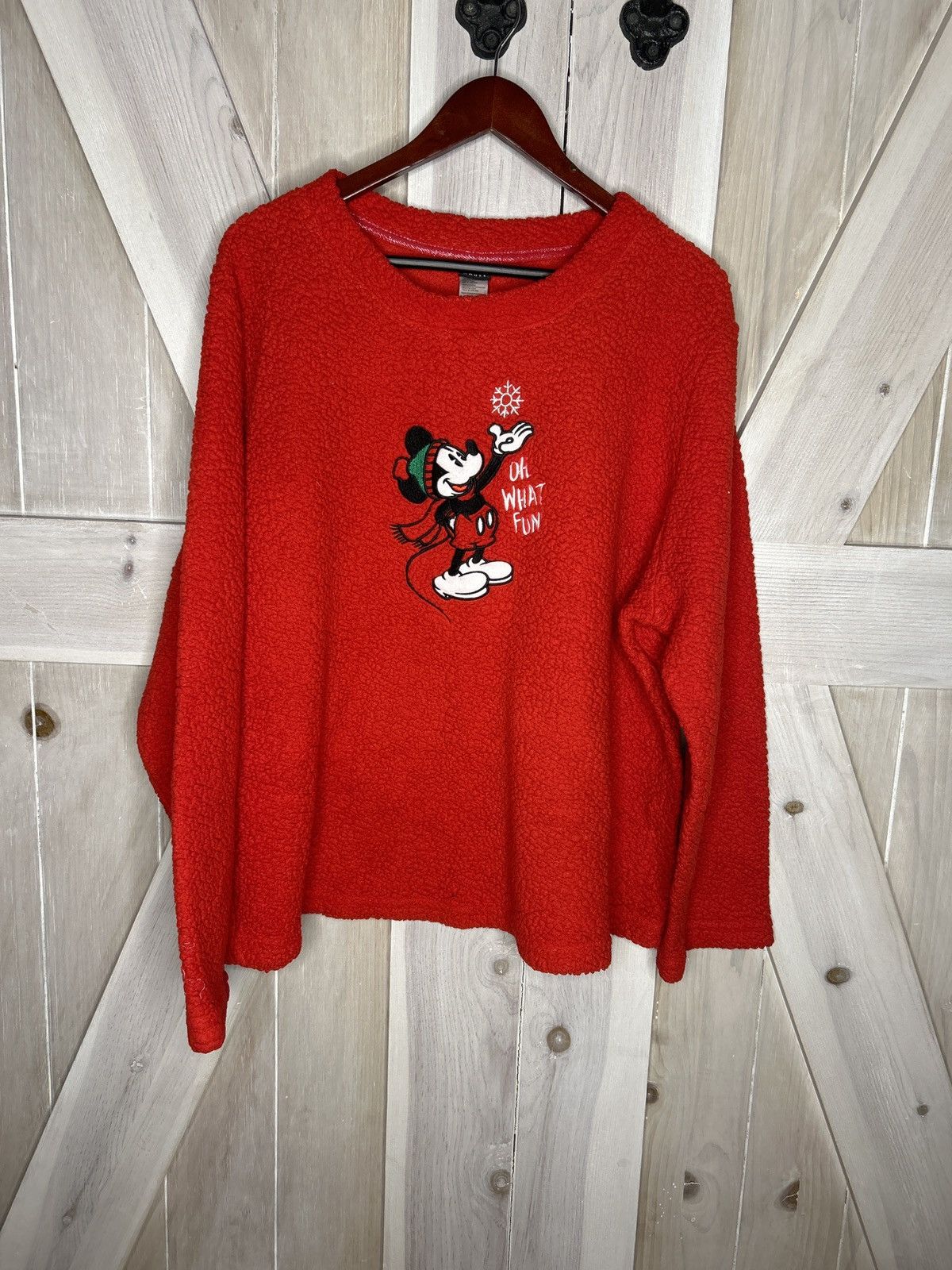 Disney × Vintage Vintage Christmas Mickie crewneck Size US M / EU 48-50 / 2 - 1 Thumbnail