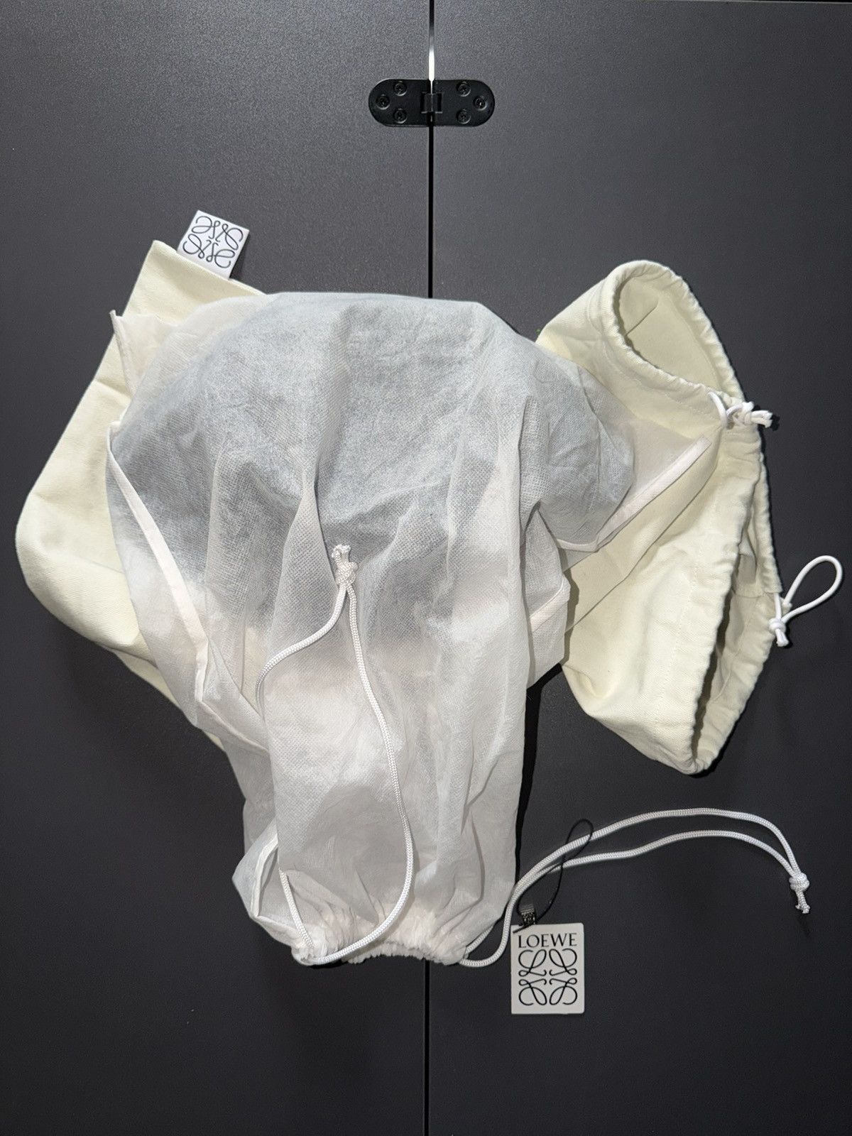 Loewe LOEWE Leather Logo Bucket Hat Size ONE SIZE - 6 Thumbnail