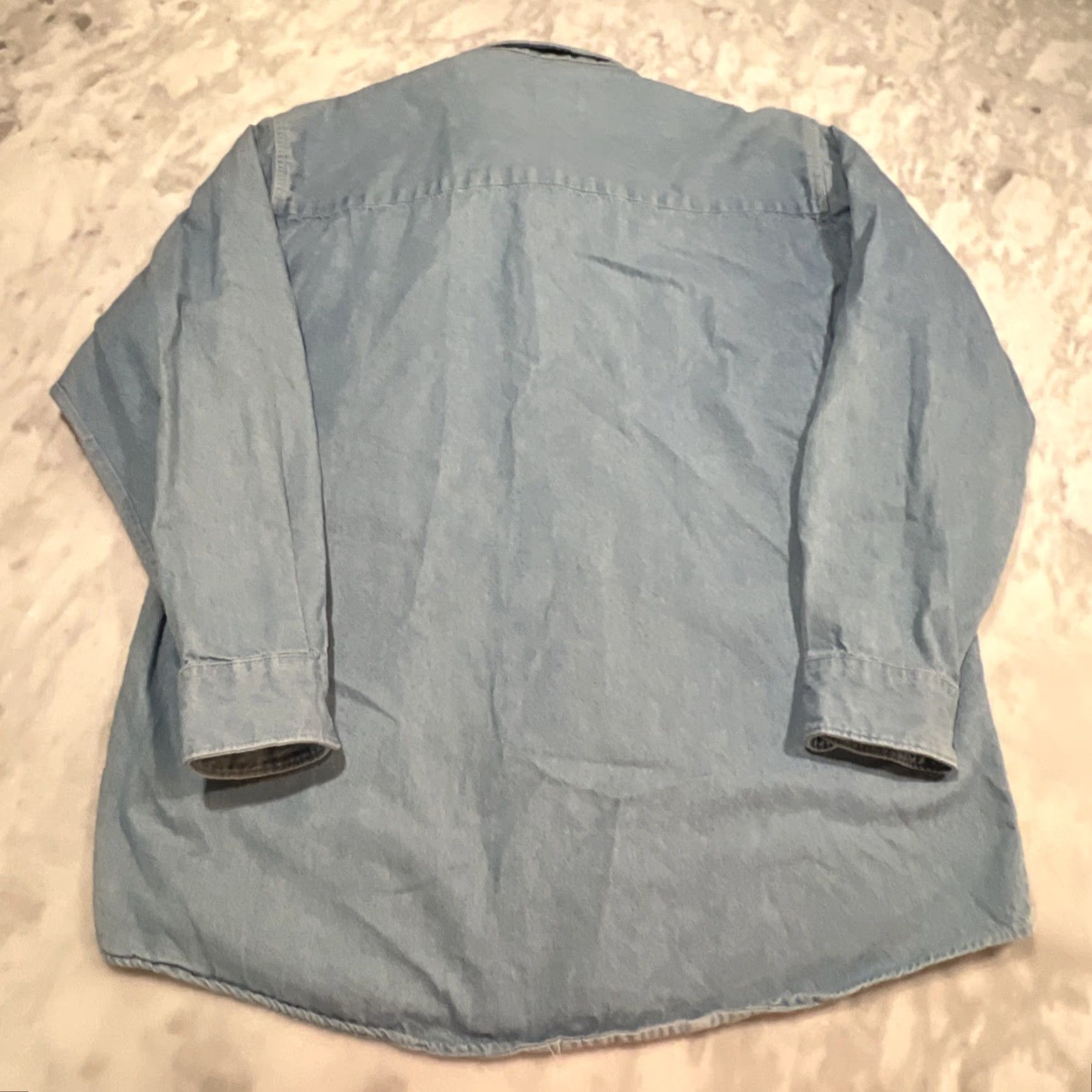 Denime VINTAGE Jack Daniel’s Denim Button Down Shirt Men Large Long Sleeve Embroidery Fade USA Shirt Mens L Blue Embroidery USA 90s Size US L / EU 52-54 / 3 - 6 Thumbnail
