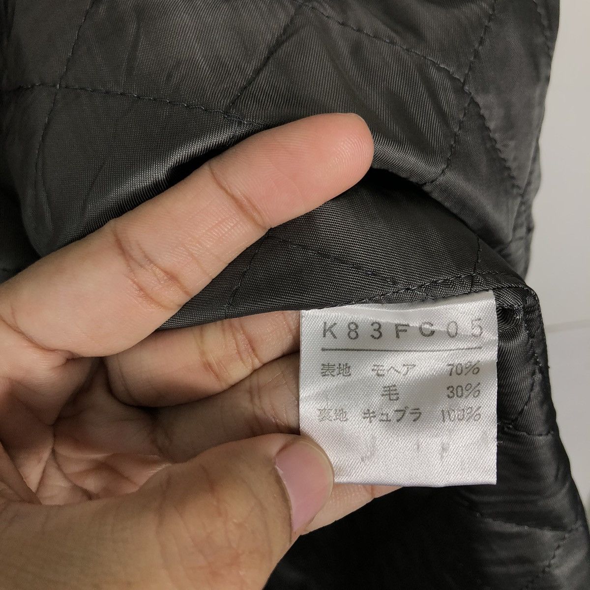 Japanese Brand 🔥Rich Grey - Mohair Wool Long Jacket Kaneko Isao Japan Size US M / EU 48-50 / 2 - 15 Thumbnail