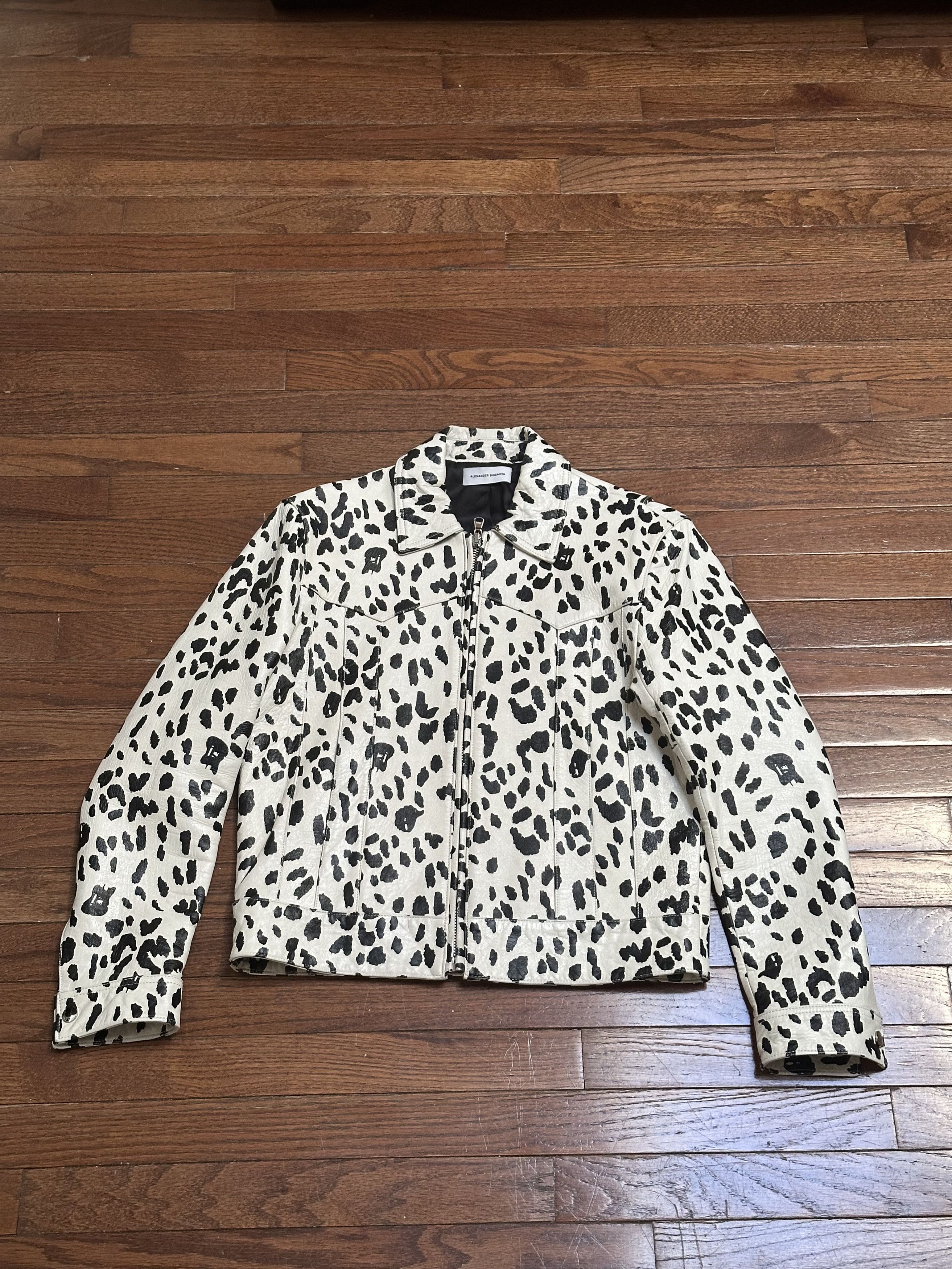 ALEXANDER DIGENOVA Alexander Digenova Snow Leopard Leather Jacket Size US L / EU 52-54 / 3 - 1 Thumbnail