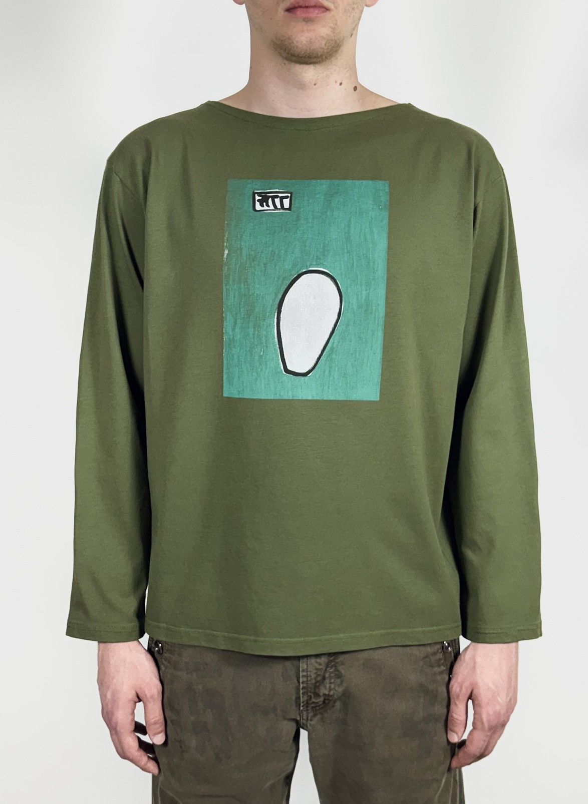 agnes b. Agnes B Emil Halmos Artist Boxy Fit Bowie Long Sleeve Tee Size US M / EU 48-50 / 2 - 4 Thumbnail