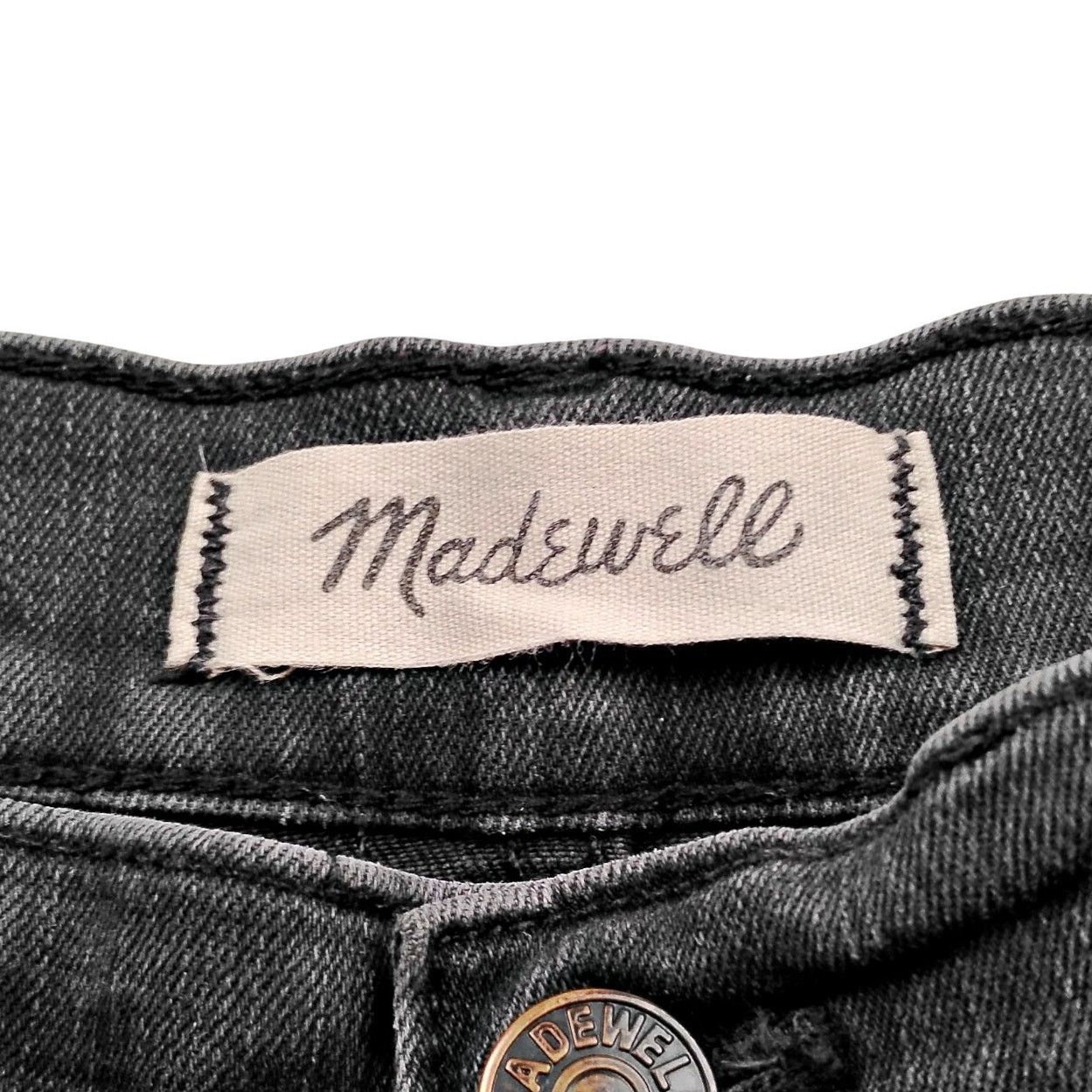 Madewell Madewell 9" High Riser Skinny Skinny Vintage Raw Hem Jeans Size 32" / US 10 / IT 46 - 4 Thumbnail