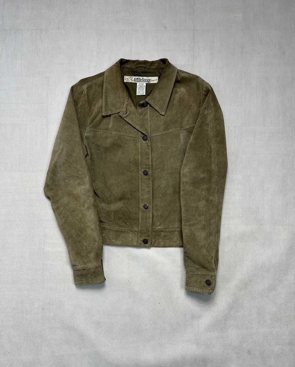 Billabong × Vintage Genuine Leather Jacket Billabong Vintage Size L / US 10 / IT 46 - 1 Thumbnail