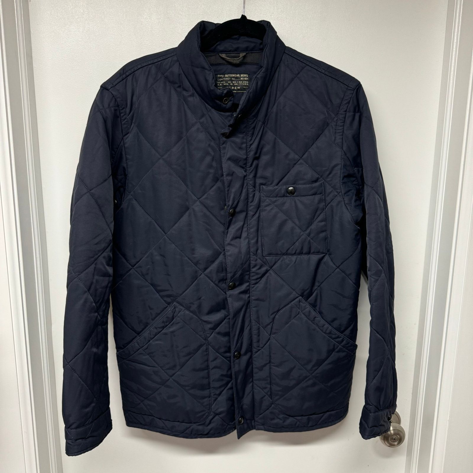 Mens JCrew L British shops Millerain field jacket