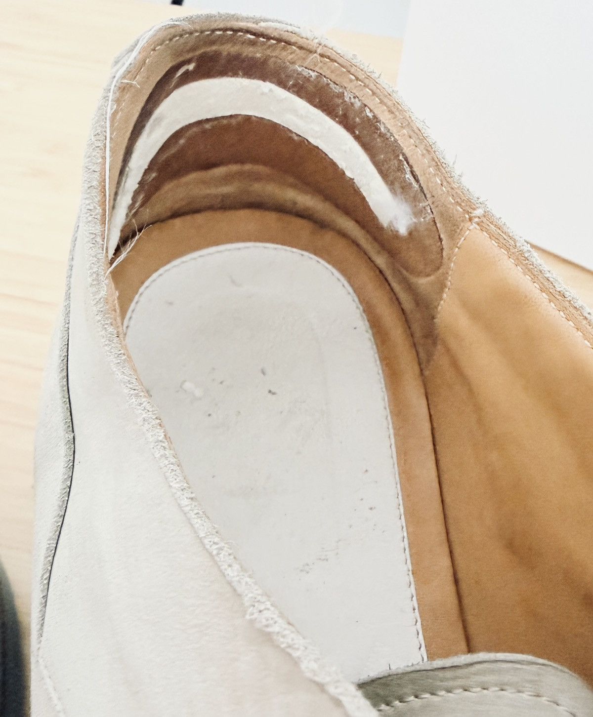 Maison Margiela Margiela Line 22 Distressed Suede White/Grey size 13 Size US 13 / EU 46 - 7 Thumbnail
