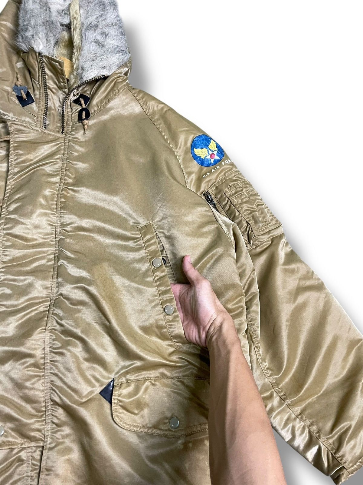 Vintage Us Air Force Military Parkas Jacket (30) Size US L / EU 52-54 / 3 - 6 Thumbnail