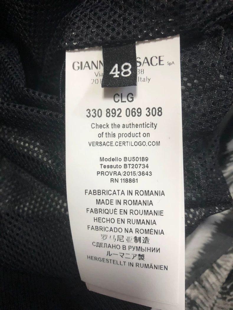 Versace Versace Amazon Rainforest Independent Design Jacket Silk S Size US L / EU 52-54 / 3 - 5 Thumbnail