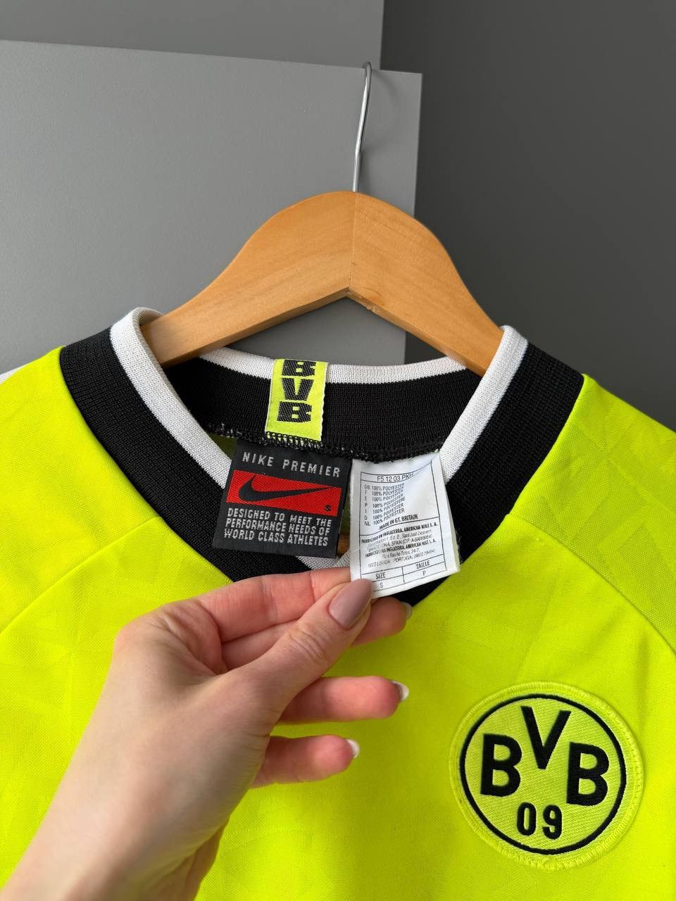 Nike Nike BVB Borussia Dortmund 1996 Longsleeve Soccer Jersey Size US S / EU 44-46 / 1 - 9 Thumbnail