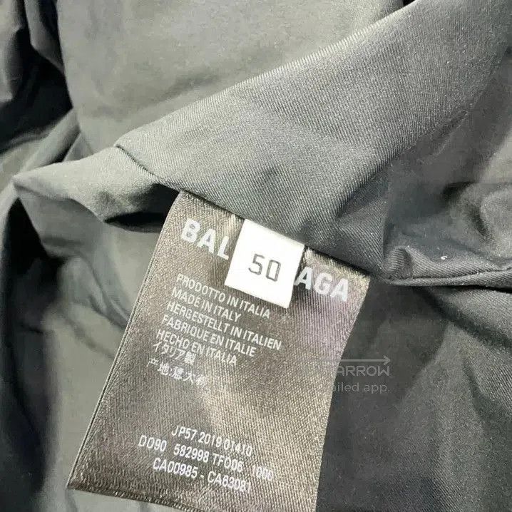 Balenciaga Balenciaga Black Logo Embroidered Puffer Jacket. Size US L / EU 52-54 / 3 - 5 Thumbnail