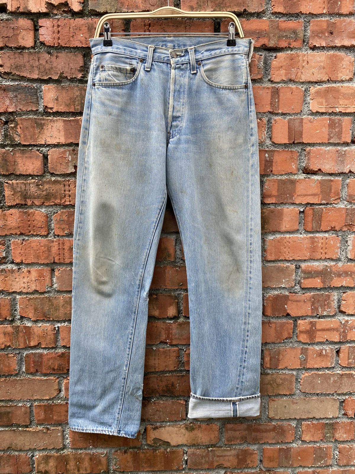 Levi's × Levi's Vintage Clothing × Vintage W32x33 vintage levi's 501 redline made in USA distressed Size US 32 / EU 48 - 1 Thumbnail