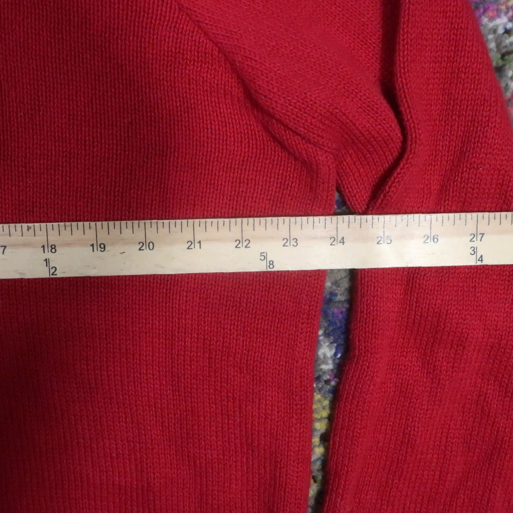 Polo Ralph Lauren VINTAGE Polo Ralph Lauren Sweater Mens XL Red Crew Neck Pullover Knit Solid Logo 90s Grunge Rock Classic Designer Casual All Seasons Size US XL / EU 56 / 4 - 6 Thumbnail