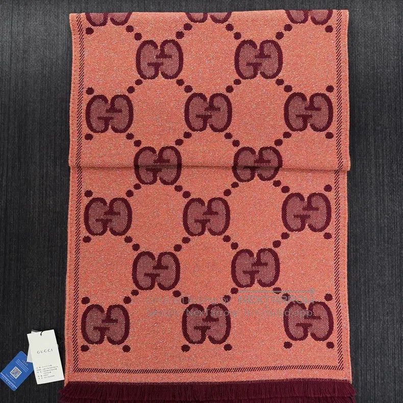 Gucci Gucci Double G full-printed scarf Size ONE SIZE - 2 Thumbnail