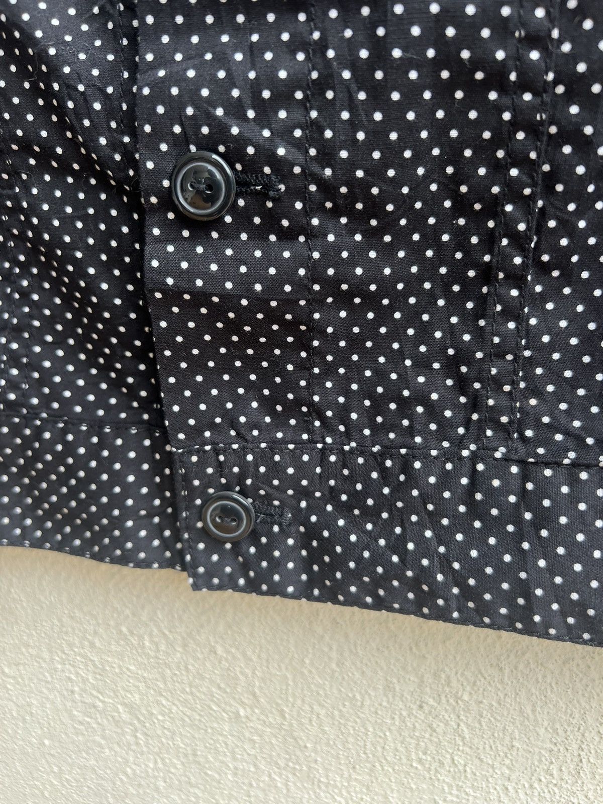 Vintage STOOGE & CO Japan Embroidery Polka Dots Light Trucker Jacket Size US S / EU 44-46 / 1 - 9 Thumbnail