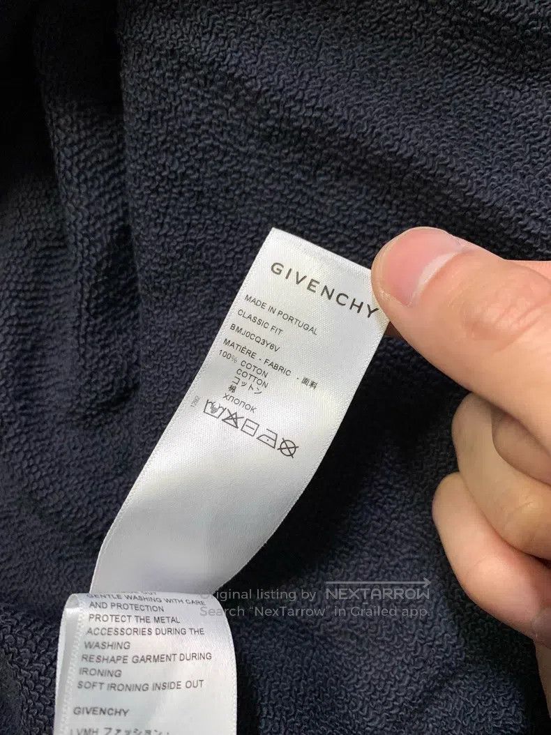 Givenchy Givenchy Embroidered Hooded Sweatshirt Size US XL / EU 56 / 4 - 6 Thumbnail