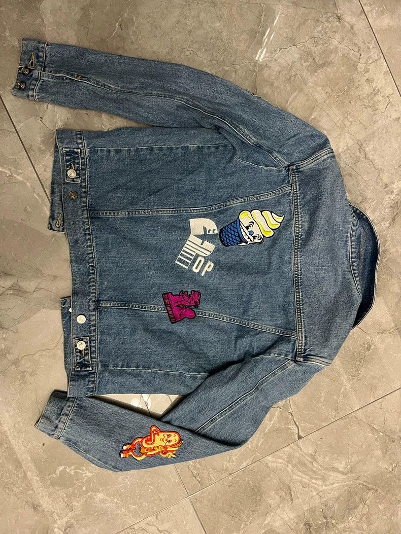 Kenzo KENZO Animal embroidered logo pattern denim jacket Size US S / EU 44-46 / 1 - 2 Thumbnail