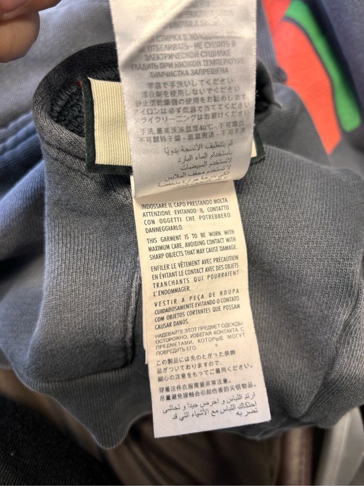 Gucci Gucci Men Hooded Distressed Reversible Jacket, Size M, S669 Size US M / EU 48-50 / 2 - 12 Thumbnail